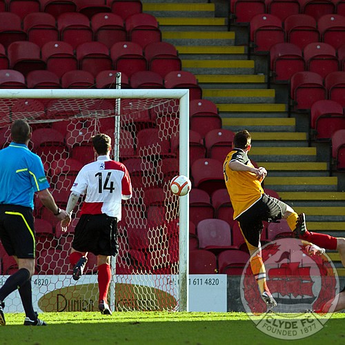 David Winters scores the equaliser.