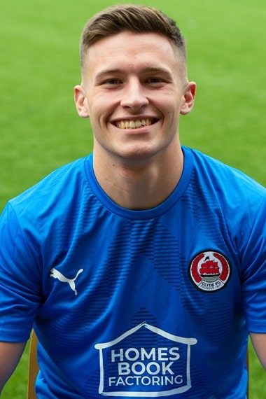 Clyde FC 2024/25 headshot for Jay Kennedy