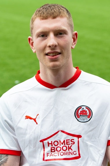 Clyde FC 2024/25 headshot for Logan Dunachie