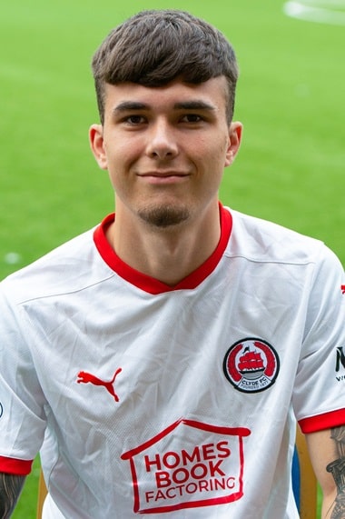 Clyde FC 2024/25 headshot for Marley Redfern