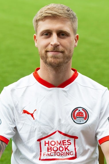 Clyde FC 2024/25 headshot for Tommy Robson
